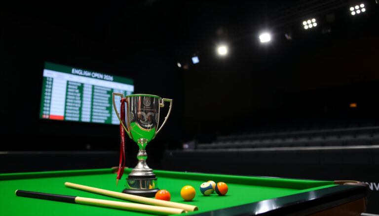 Snooker English Open 2026 – Tulokset, aikataulu ja historia