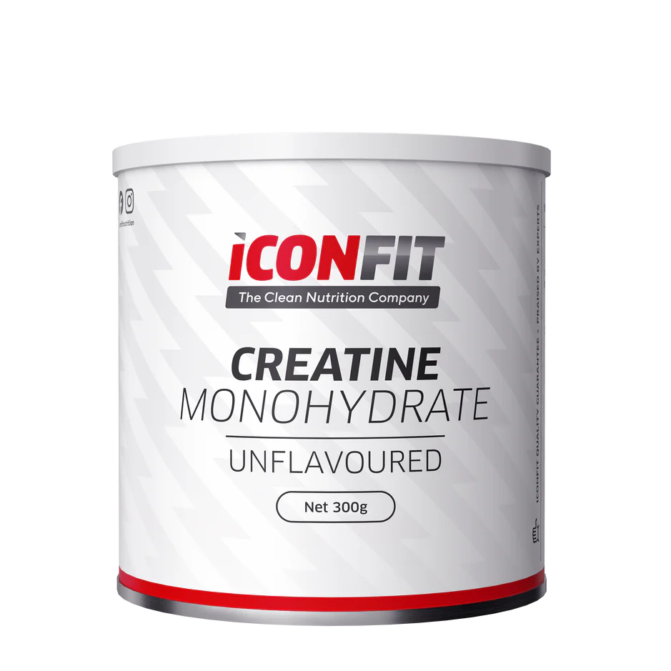 ICONFIT Mikronisoitu Kreatiinimonohydraatti 300 g, Karpalo