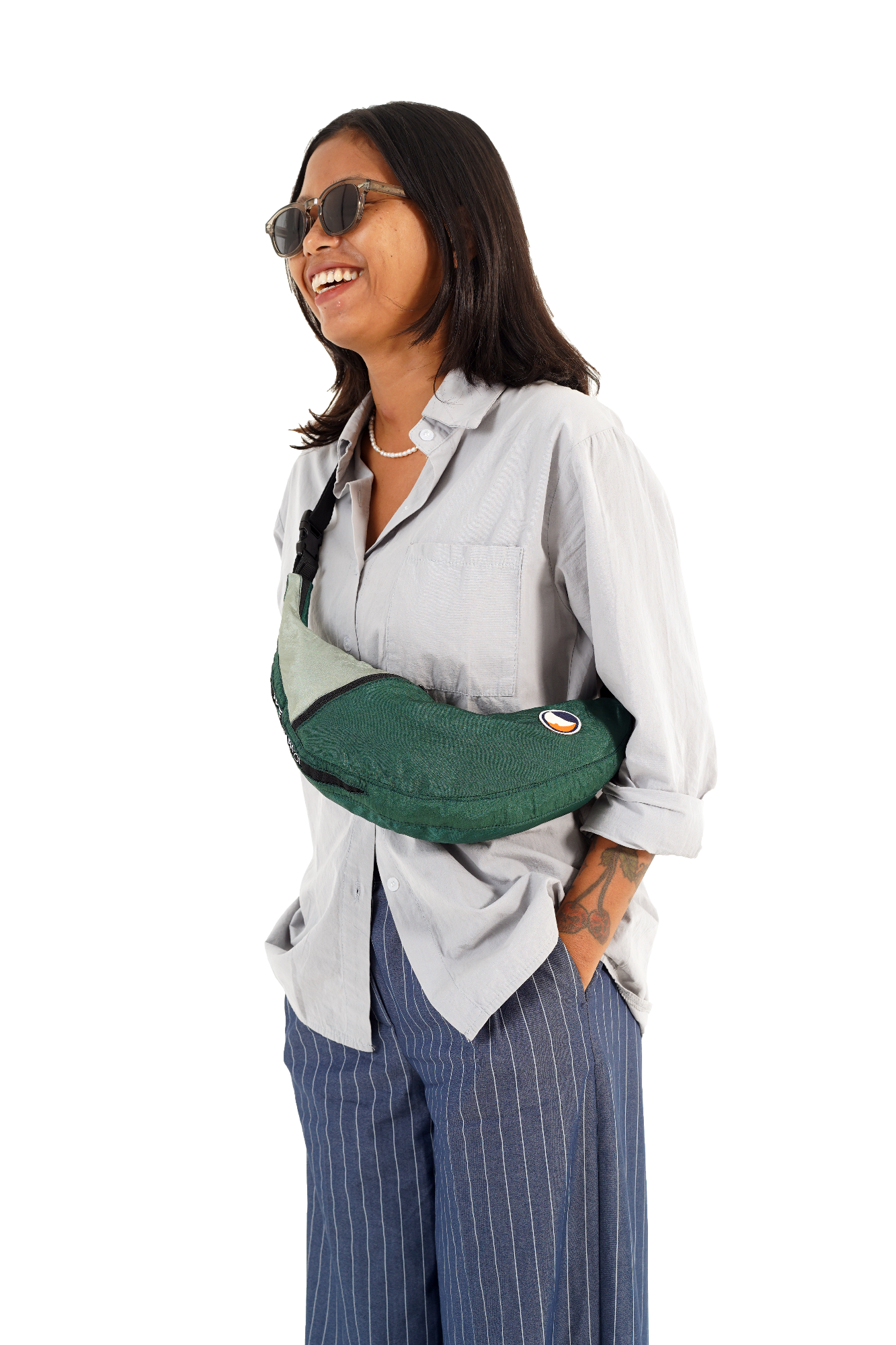 Ticket To The Moon Upcycled Sling Bag