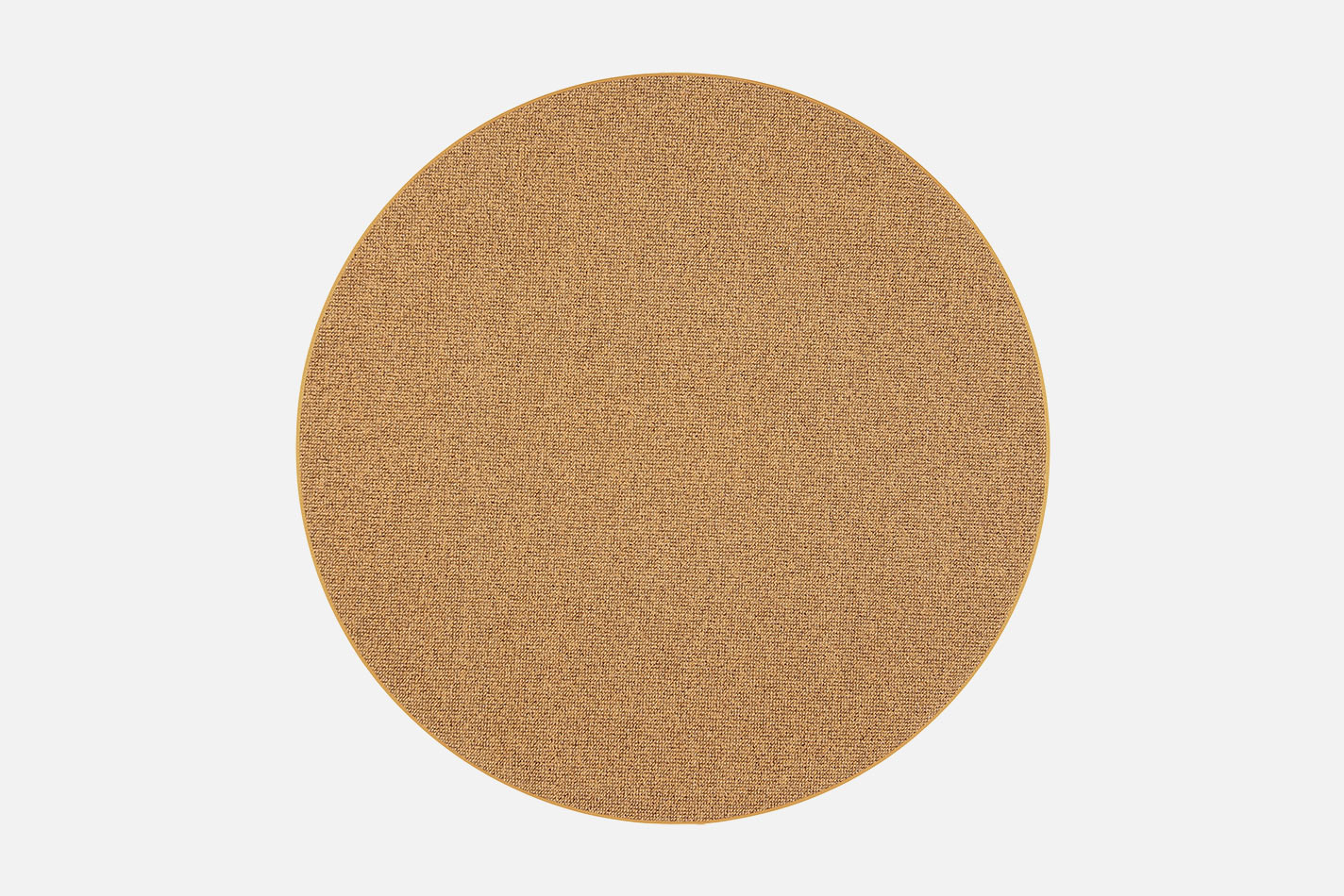 VM Carpet Tweed pyöreä tuftattu polyamidimatto Ø160cm keltainen
